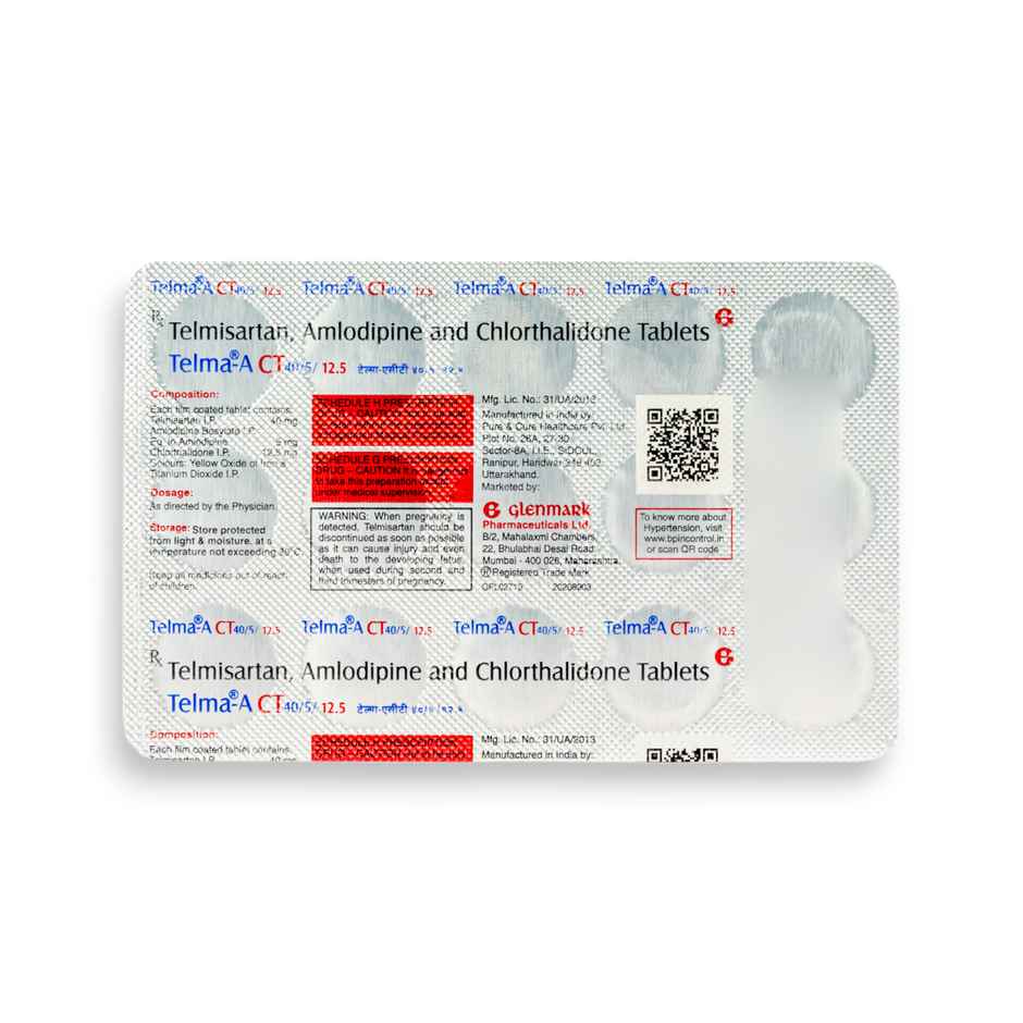 Telma-ACT 40/5/12.5 Tablet
