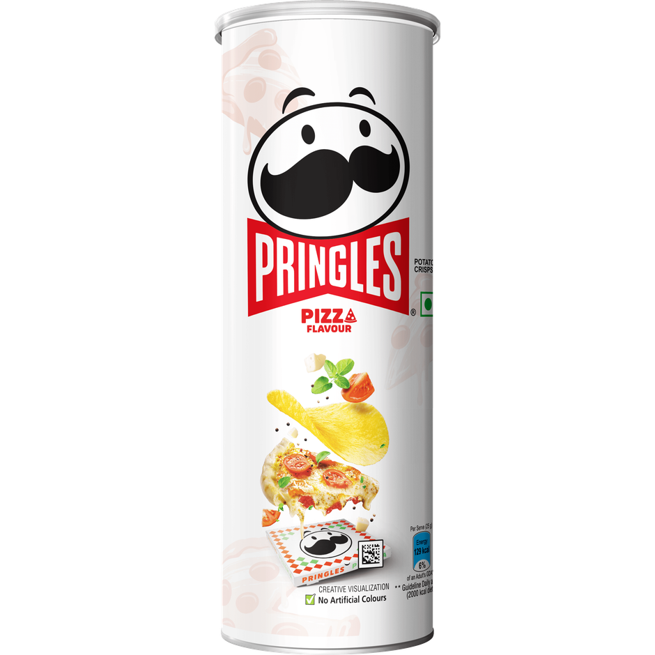 Pringles Potato Chips Pizza Flavour |Crispy Snack Combo  