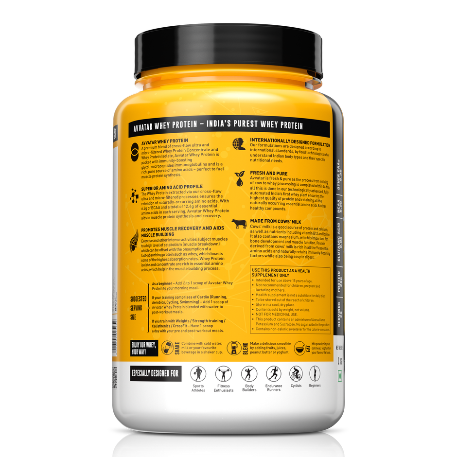 Avvatar Whey Protein Malai Kulfi