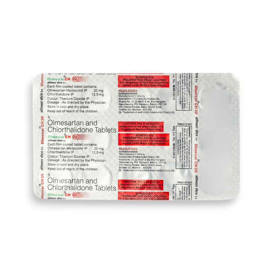 Olmesar CH 20 Tablet