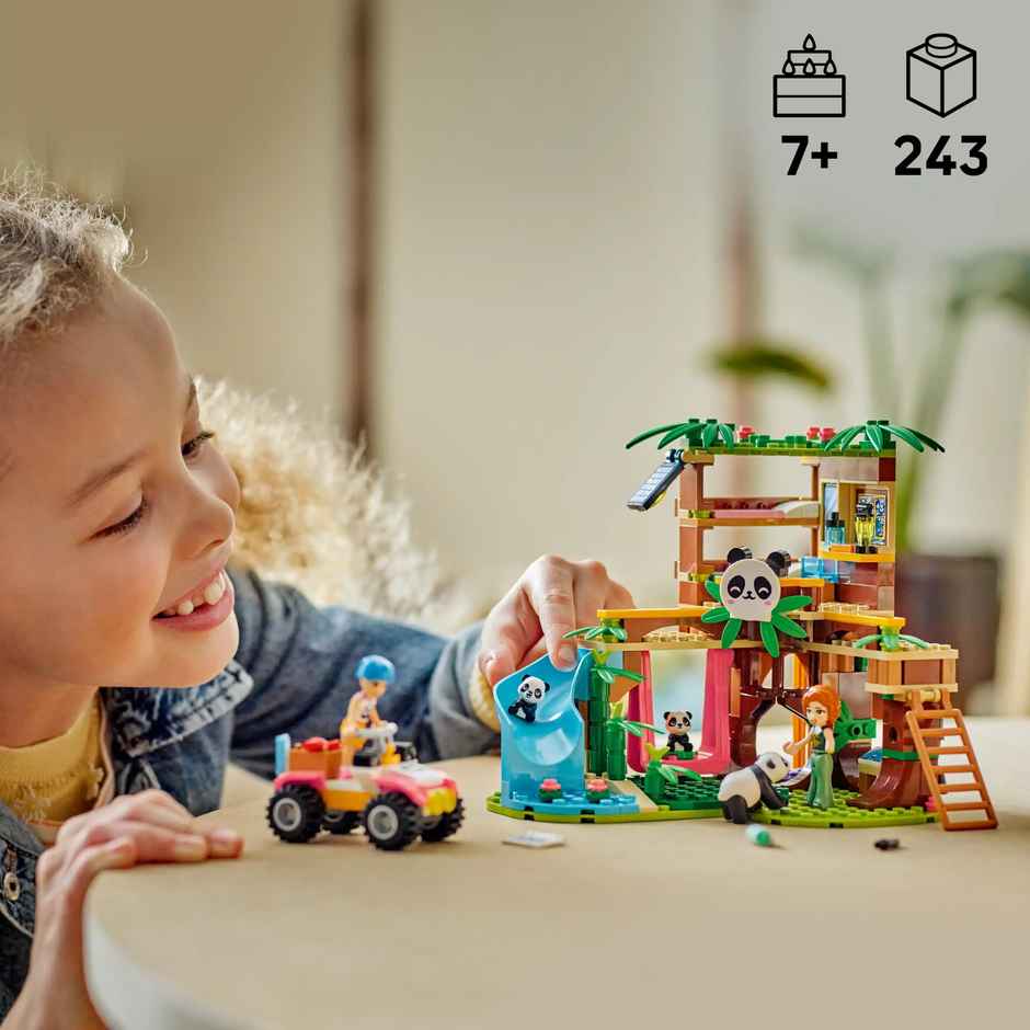 LEGO Friends Panda Sanctuary Animal Care Building Set Toy 42648