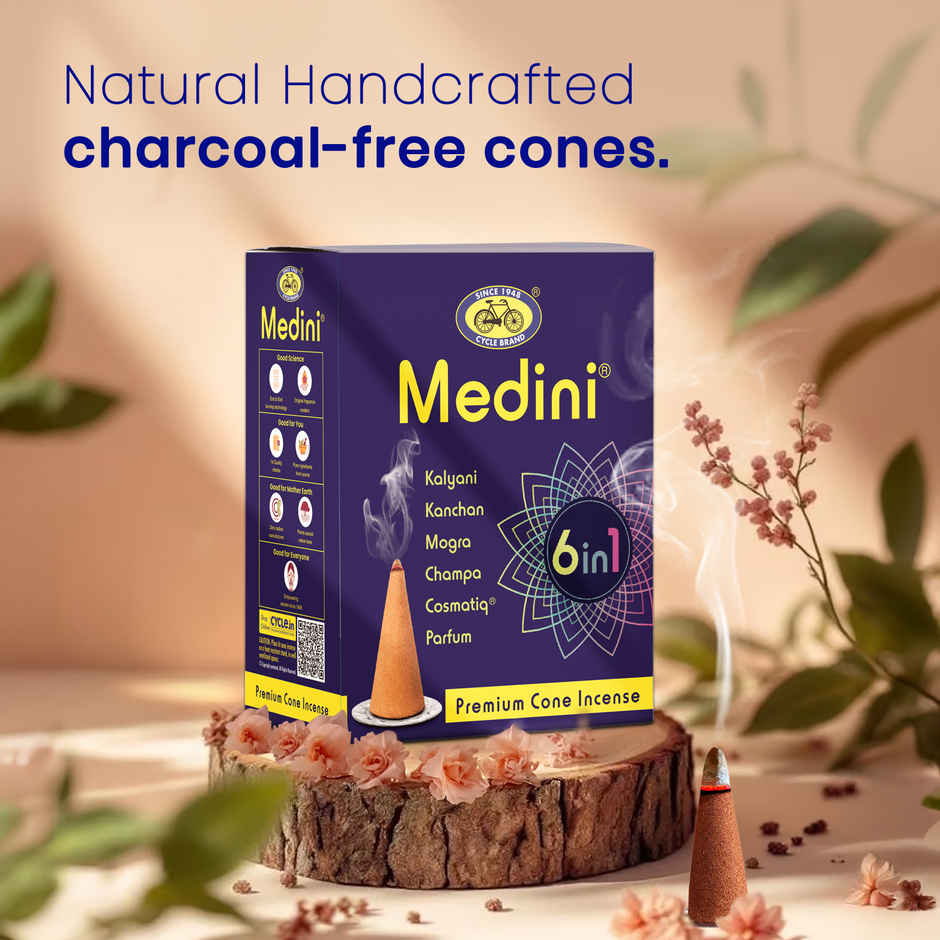 Medini 6 in 1 Dhoop Cones | From House of Cycle