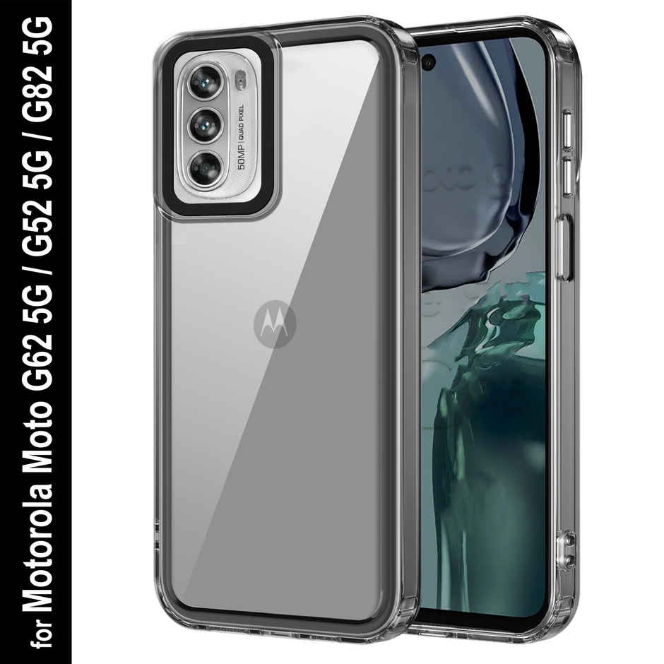 Zapcase Back Cover for Motorola Moto G62 5G | Space-Black