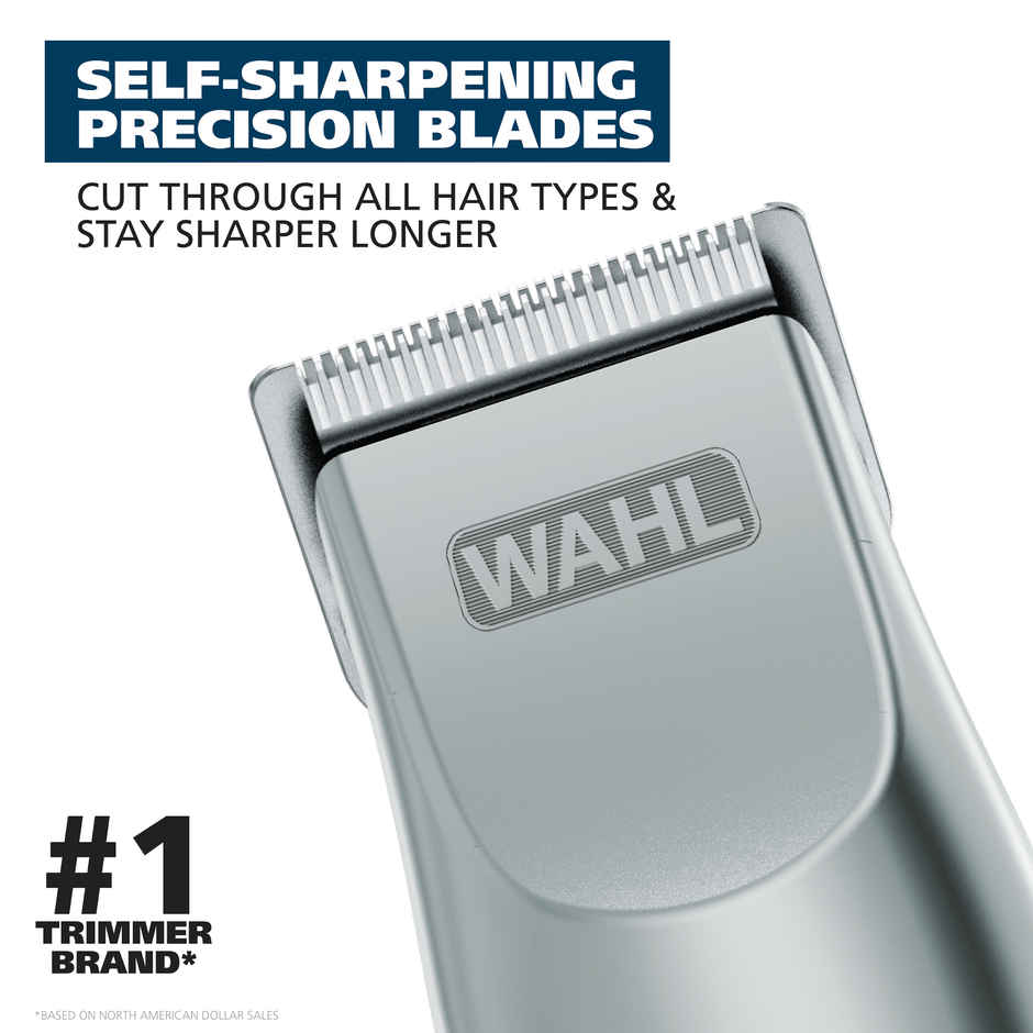 Trimmer for Men | For Beard | 1 hour Runtime | Carbon Steel Blade | 10 Length Settings | Black
