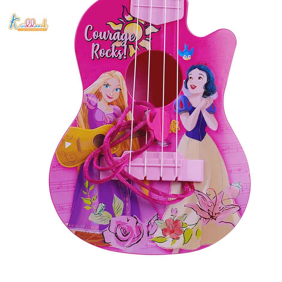 Kriiddaank Disney Princess My First Guitar, 4 Strings - 19 Inch ; 48 cm, Perfect for Beginers