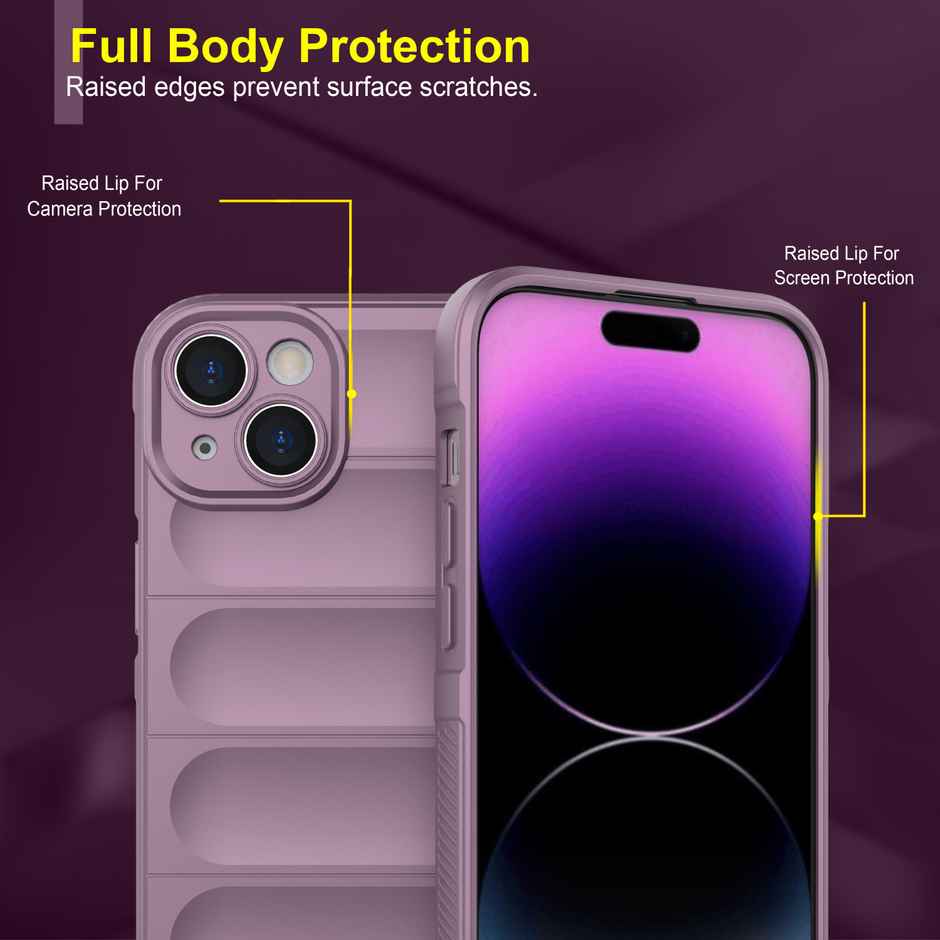 Zapcase Back Cover for Apple iPhone 15 Plus | Magic-Lavender