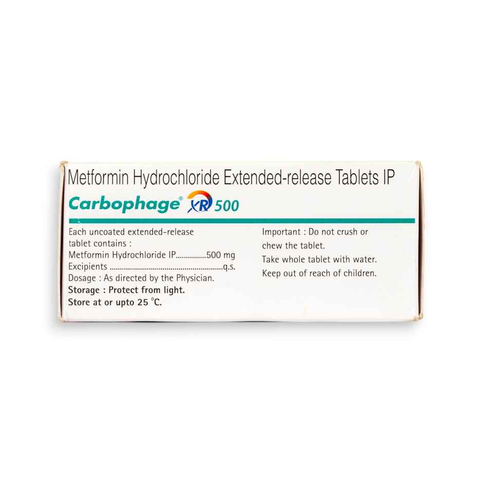 Carbophage XR 500 Tablet 