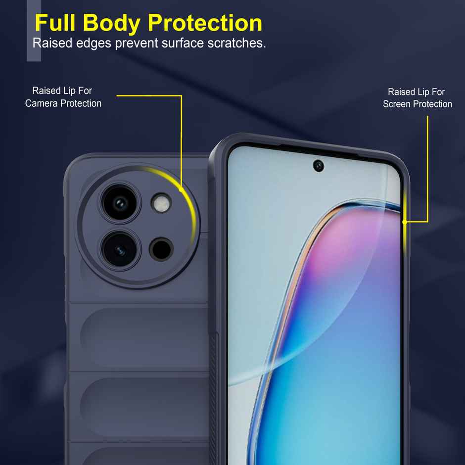 Zapcase Back Cover for Vivo Y58 5G | Magic-Sapphire