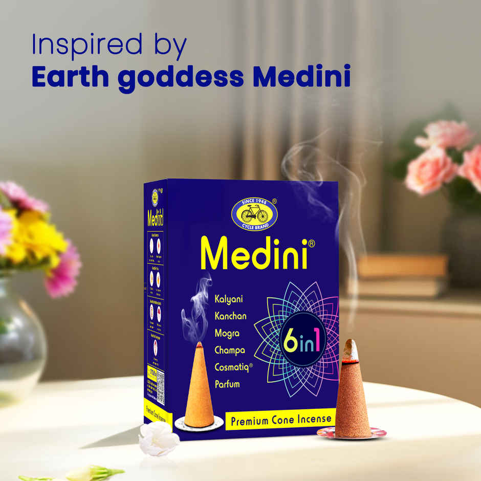 Medini 6 in 1 Dhoop Cones | From House of Cycle