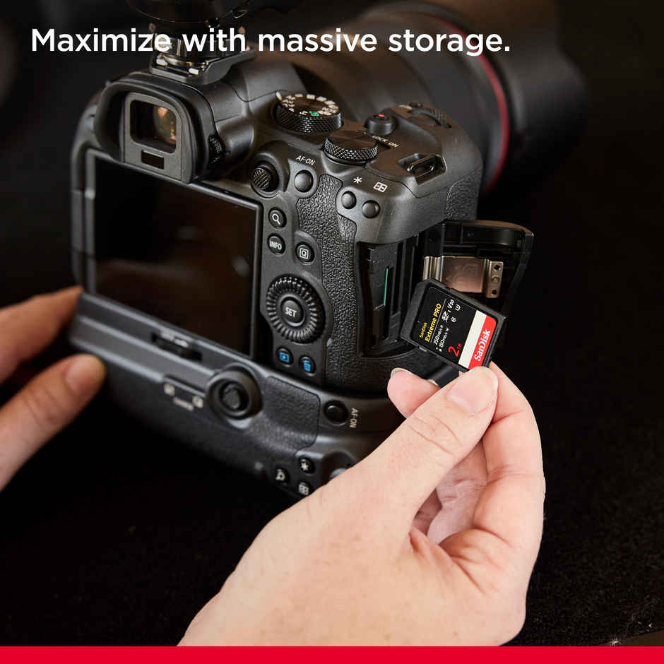 SanDisk Extreme PRO SD Card | 128 GB | 250 MB/s Read | 120 MB/s Write | 4K | DSLR & Mirrorless Ready