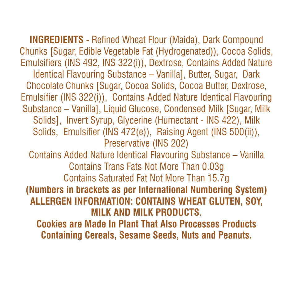 CookieMan Premium Choco chunk Soft Dessert Cookie