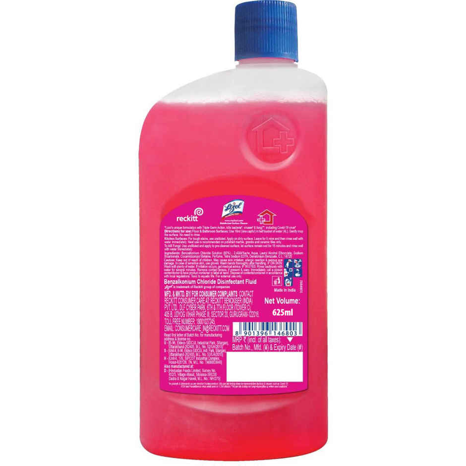 Harpic Disinfectant Toilet Cleaner Liquid Original(1l) & Lizol Disinfectant Surface & Floor Cleaner Liquid Floral(1l) Combo