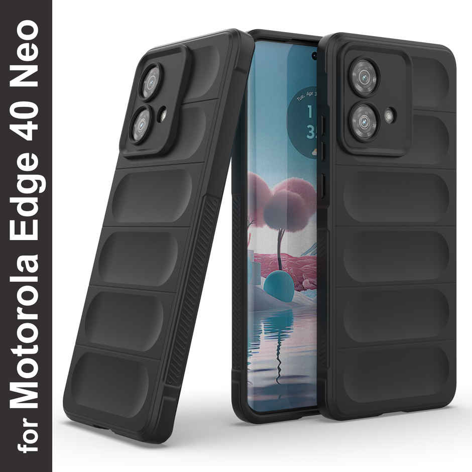 Zapcase Back Cover for Motorola Edge 40 Neo | Magic-Black