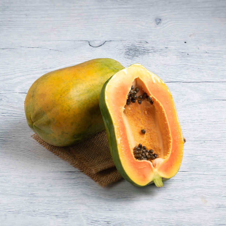 Papaya Semi Ripe