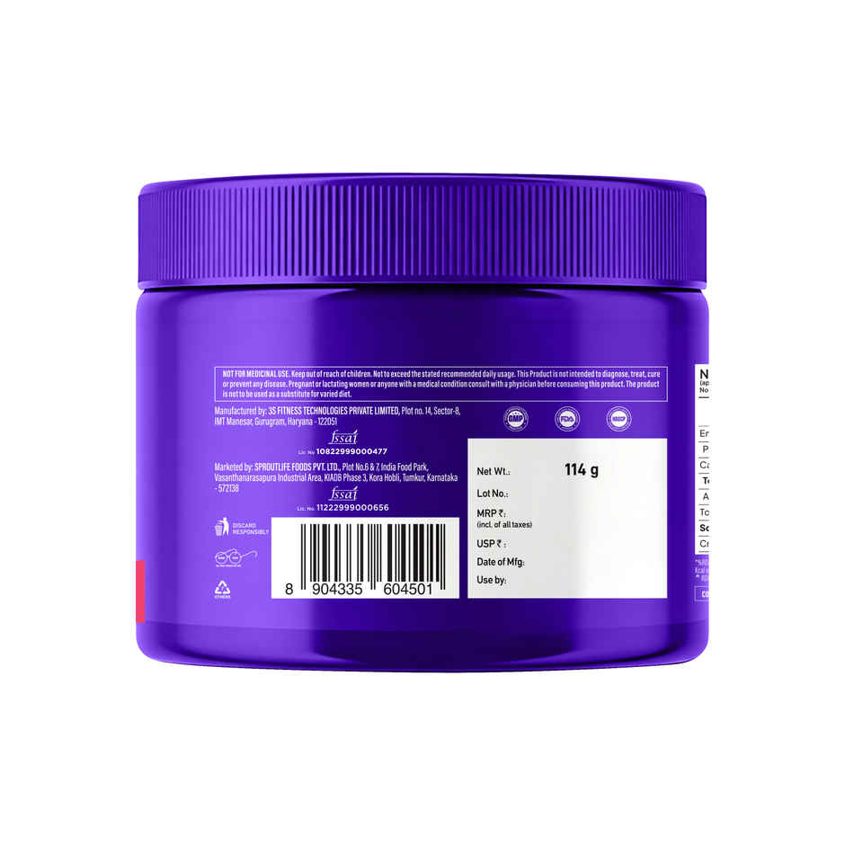 Yoga Bar Creatine Monohydrate-Micronized & Power-Packed  Strength & Performance, Watermelon Flavor