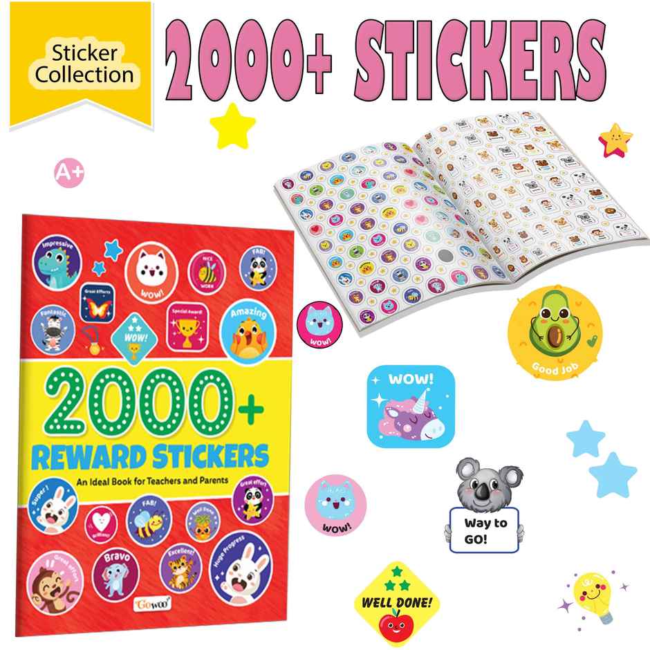 2000+ Reward Stickers Book - Motivational and Fun Sticker Book With Over 2000 Stickers