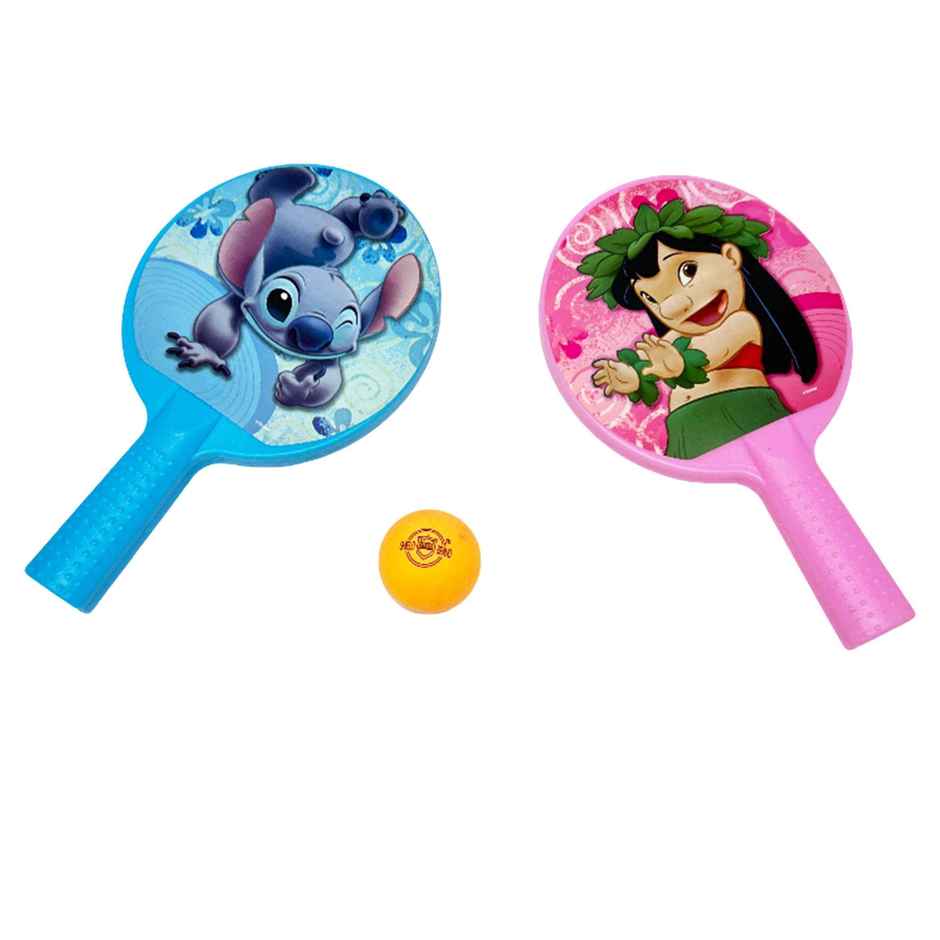 Kriiddaank Stitch Mini Ping Pong Set for Kids, Paddle Rackets with Ball, Lightweight & Easy-Grip