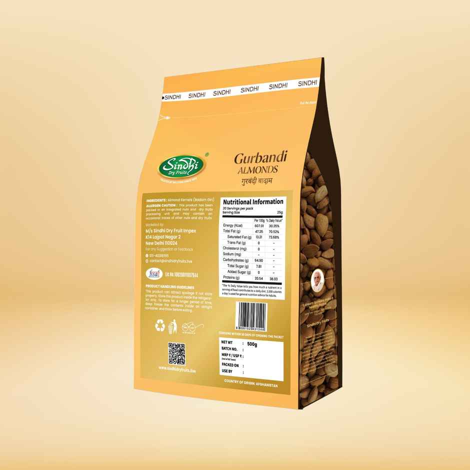 Sindhi Dry Fruits Gurbandi Almonds
