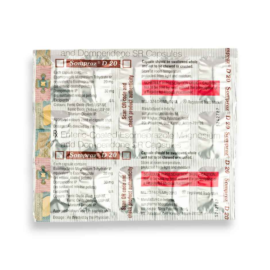 Sompraz D 20 Capsule SR