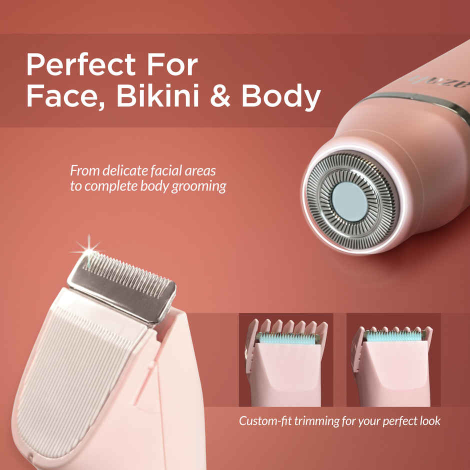 Azah Rechargeable Face, Body & Bikini Trimmer for Women