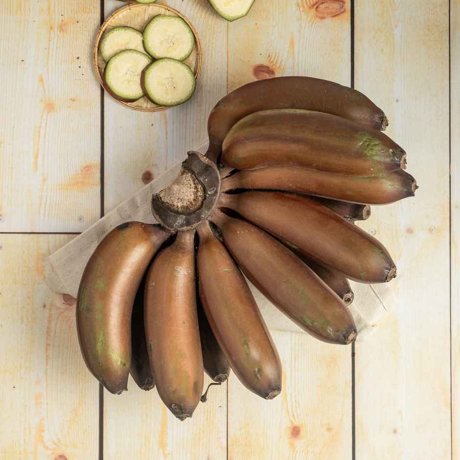 Banana Red Semi Ripe