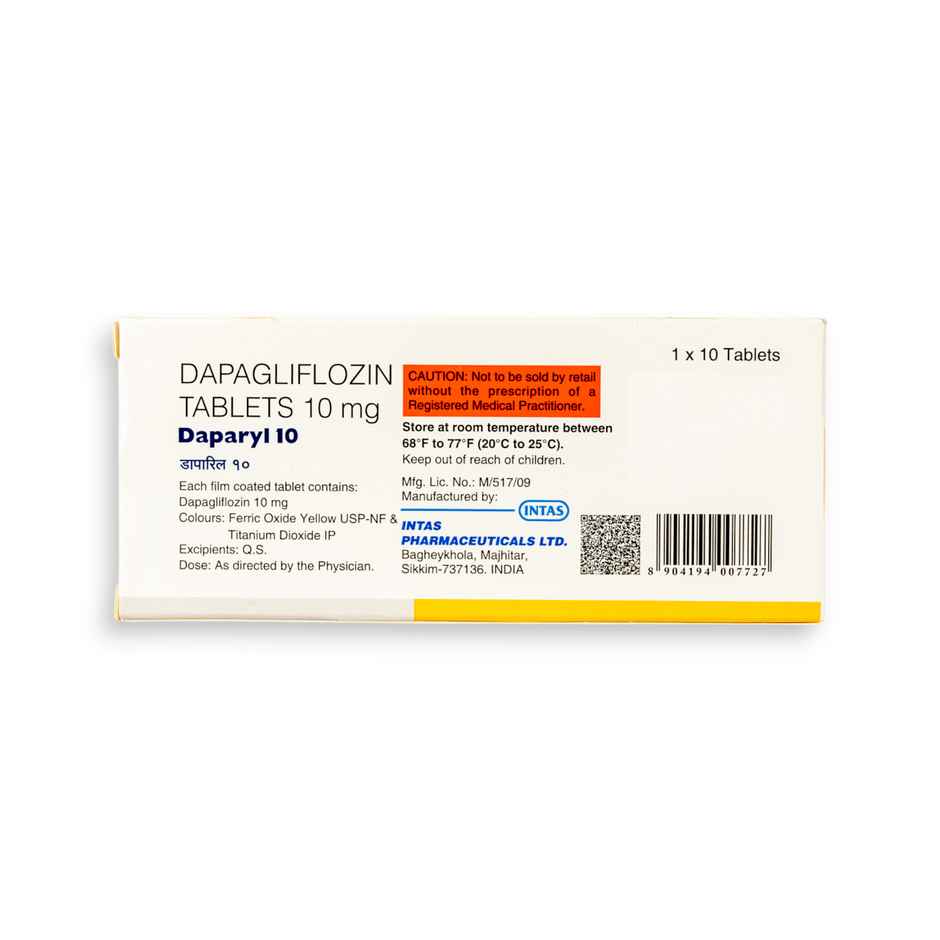 Daparyl 10 Tablet