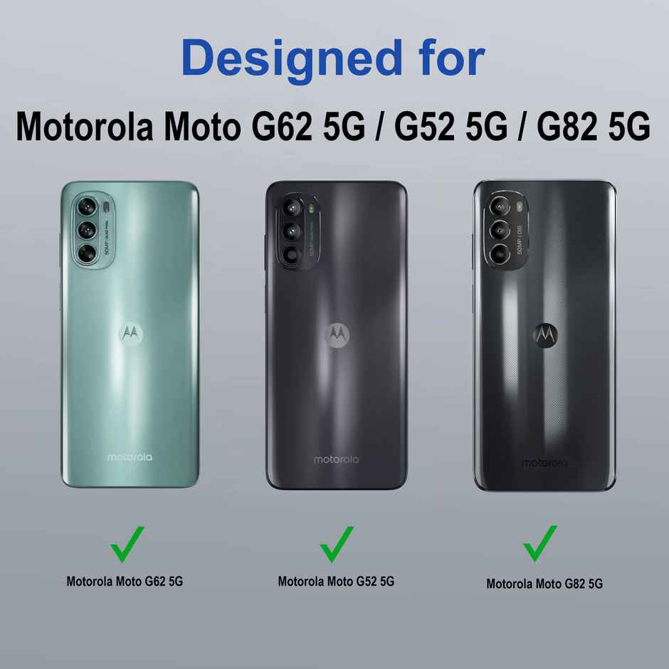 Zapcase Back Cover for Motorola Moto G62 5G | Space-Clear