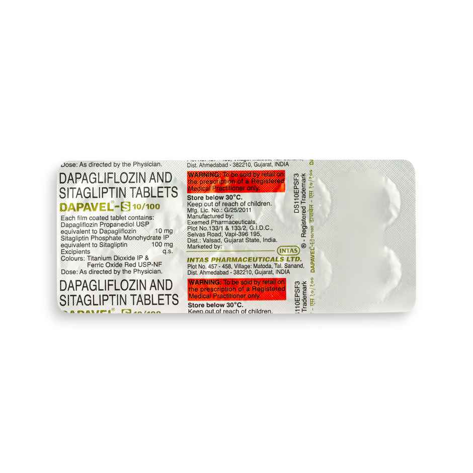 Dapavel-S 10/100 Tablet
