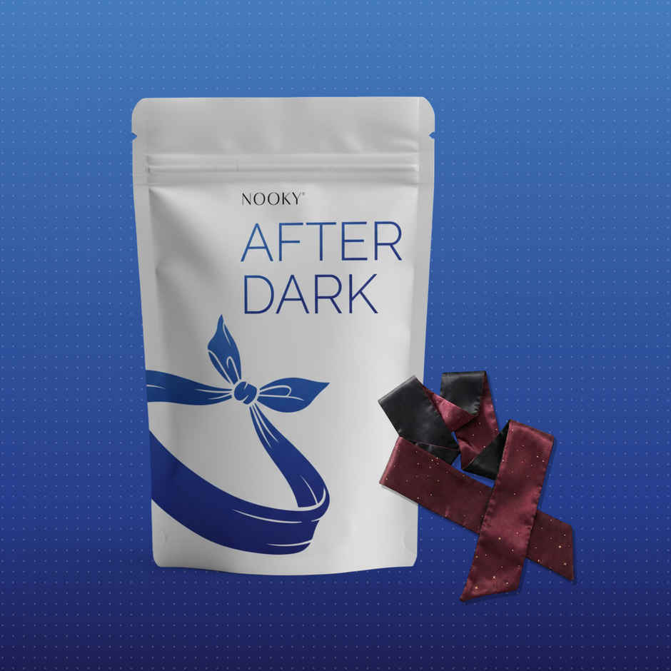 Nooky After Dark Couple Blindfold Soft Satin Sensory Eye Mask