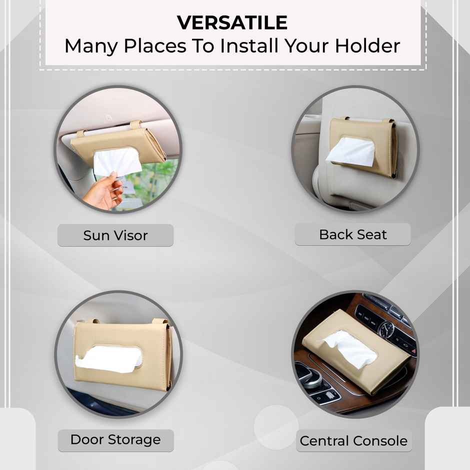 Robustt Sunvisor Stainless Steel Holder | Solid - Beige