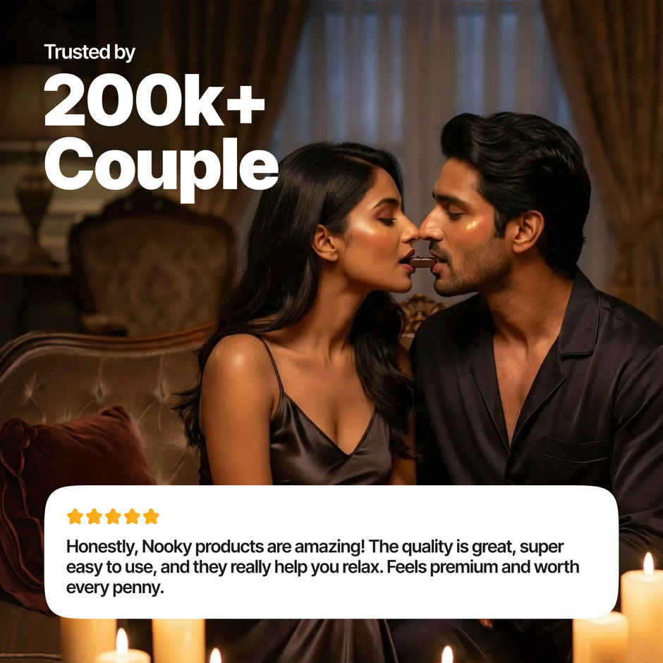 Nooky LGBTQ Chocolate 2 in 1 Aphrodisiac Intimacy Chocolate Romantic Couple Treat