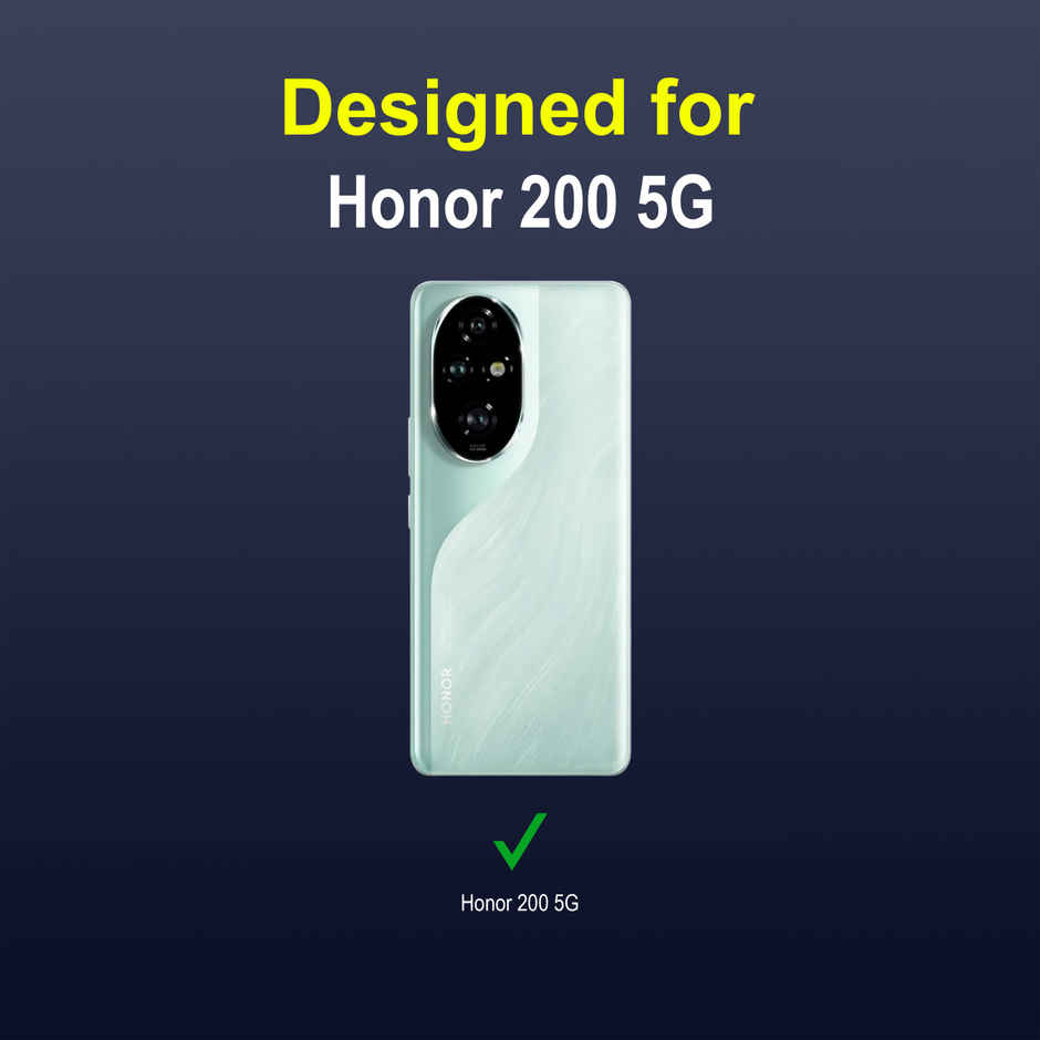 Zapcase Back Cover for Honor 200 5G | Magic-Sapphire