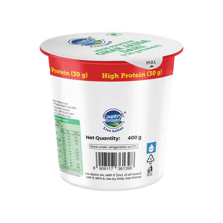 Country Delight 30g Protein Ghar Jaisa Dahi