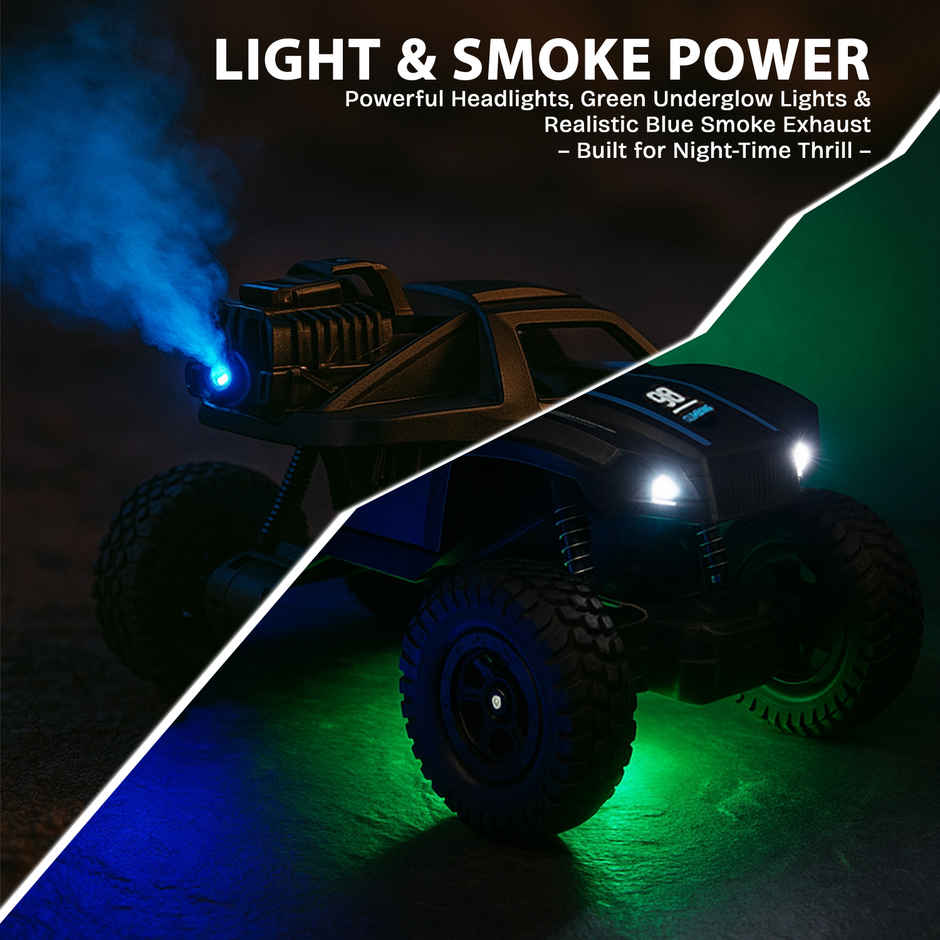 Kidsmate Remote Control Rock Climber Monster Car for Kids | Black