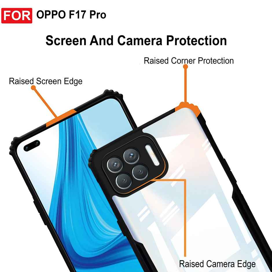 Zapcase Back Cover for OPPO F17 Pro | Matte-Black