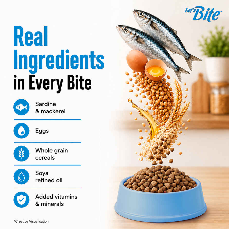 Let's Bite Active Persian Ocean Fish Dry Cat Food (Buy 1 Get 1 Free)
