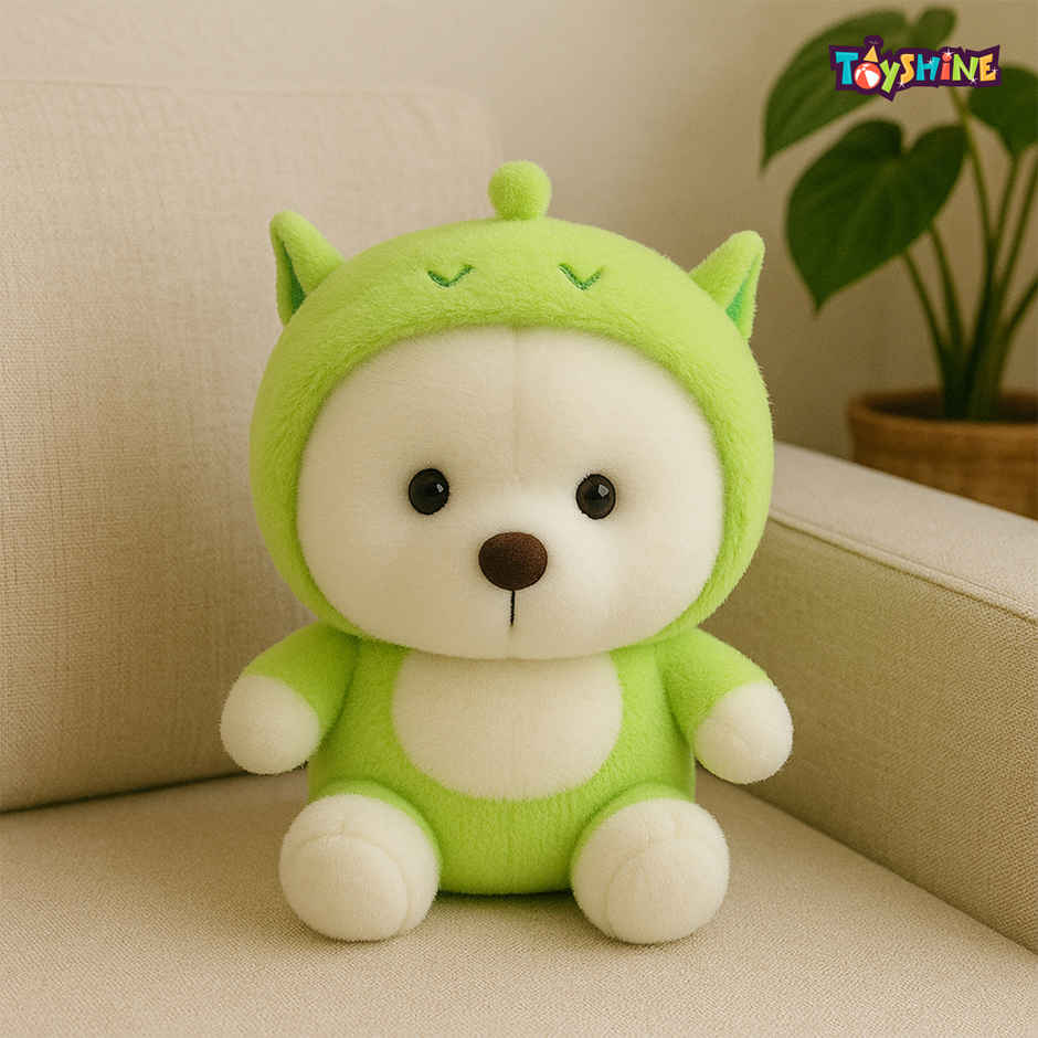 Spanker Cute Bear Soft Toy with Hoodie Plush Teddy for Kids Multicolor | 20 cm