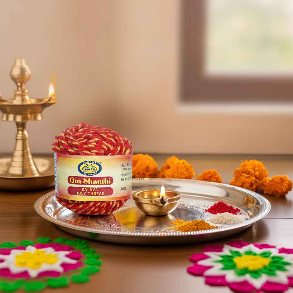 Om Shanthi Cotton Kalawa - Mauli | Holy Thread | Cycle
