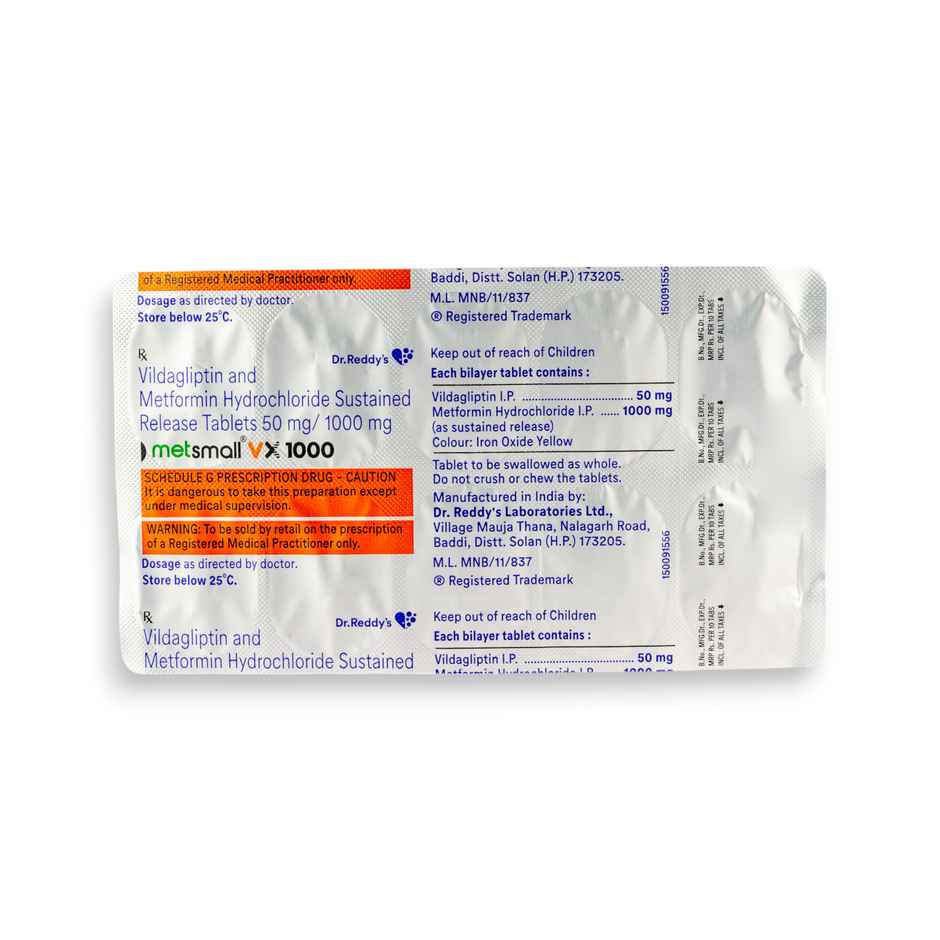 Metsmall VX 1000 Tablet SR