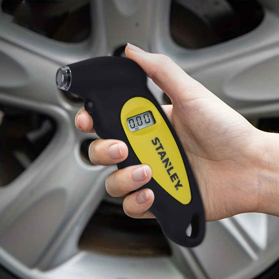 STANLEY STHT80874-0 Digital Tyre Pressure Gauge for Accurate Pressure Readings of Cars and Bikes