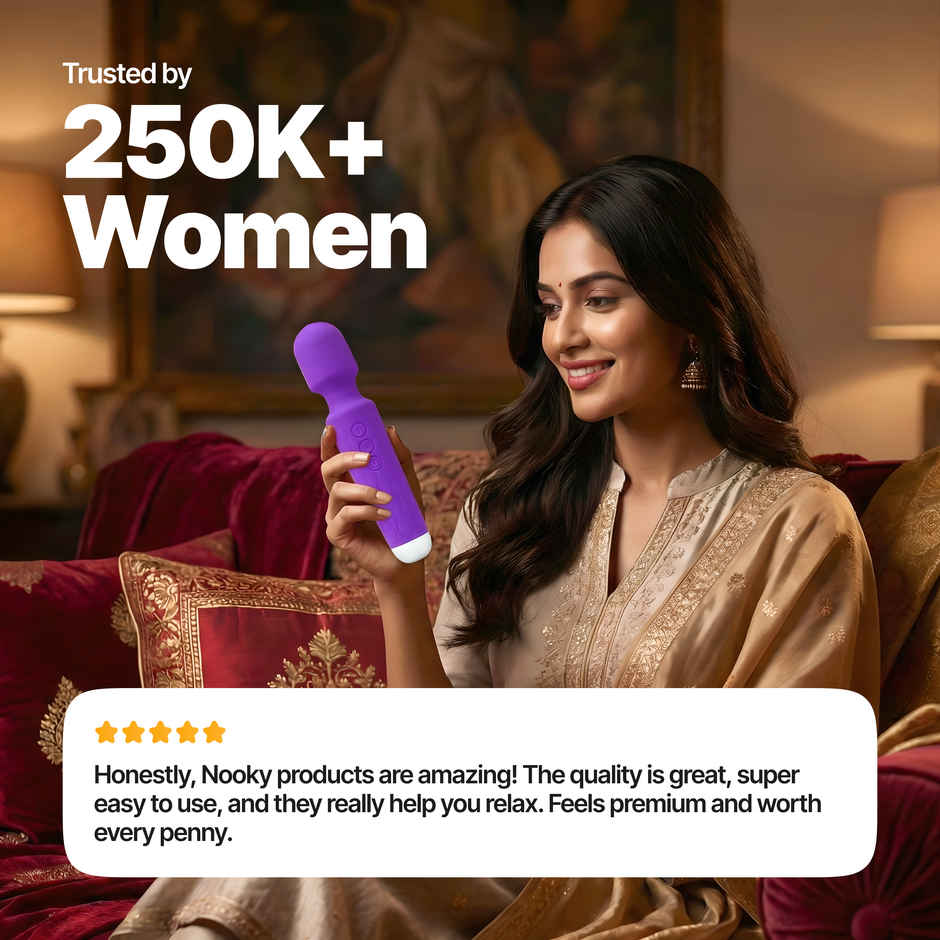 Nooky Melt 2 in 1 Personal Massager and Aphrodisiac Chocolate