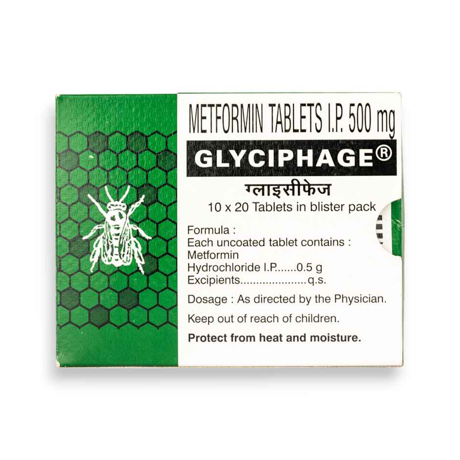 Glyciphage 500mg Tablet