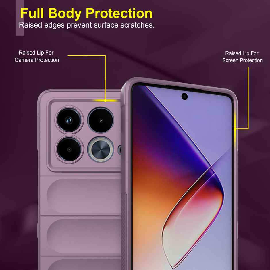 Zapcase Back Cover for Infinix Note 40 5G | Magic-Lavender