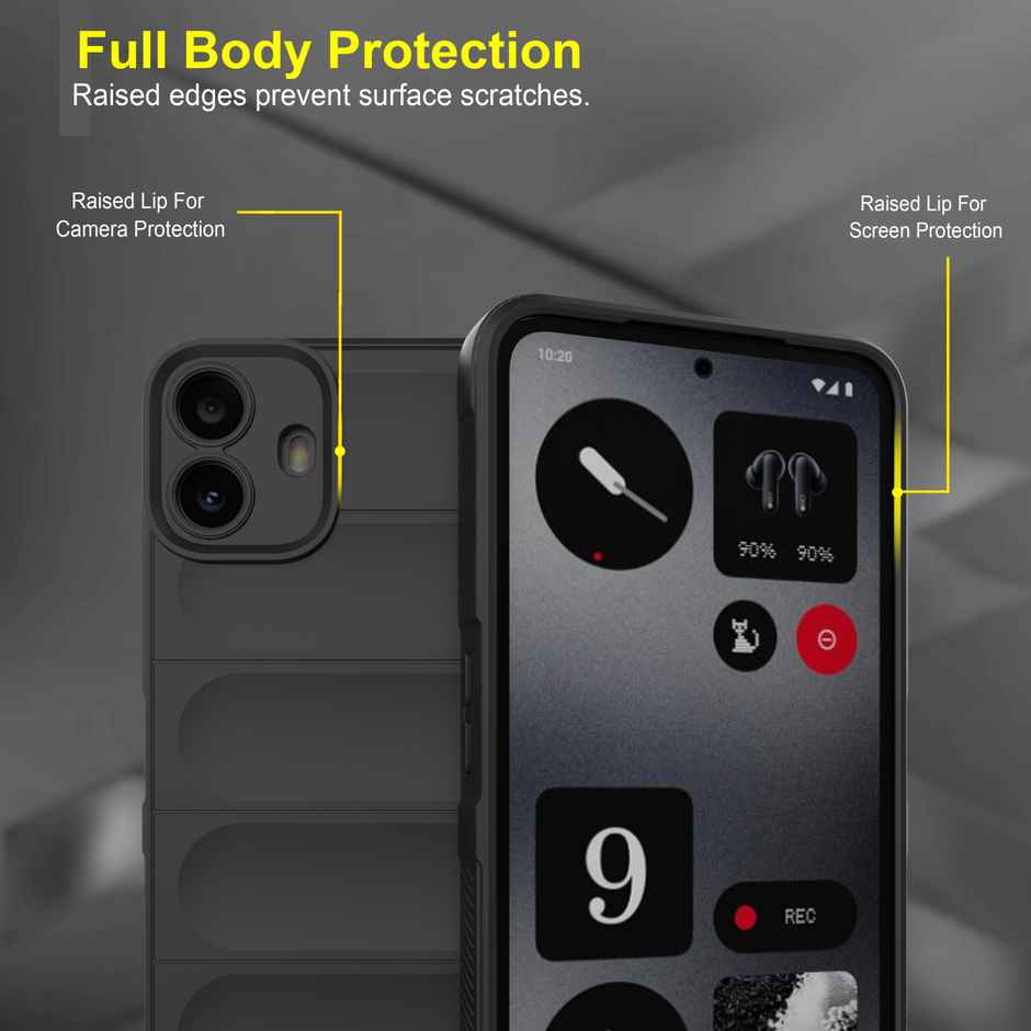 Zapcase Back Cover for CMF by Nothing Phone 1 | Magic-Black