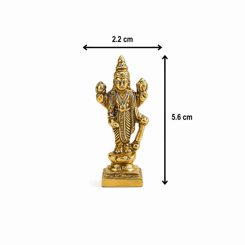 Brass Vishnu Statue | Svasti