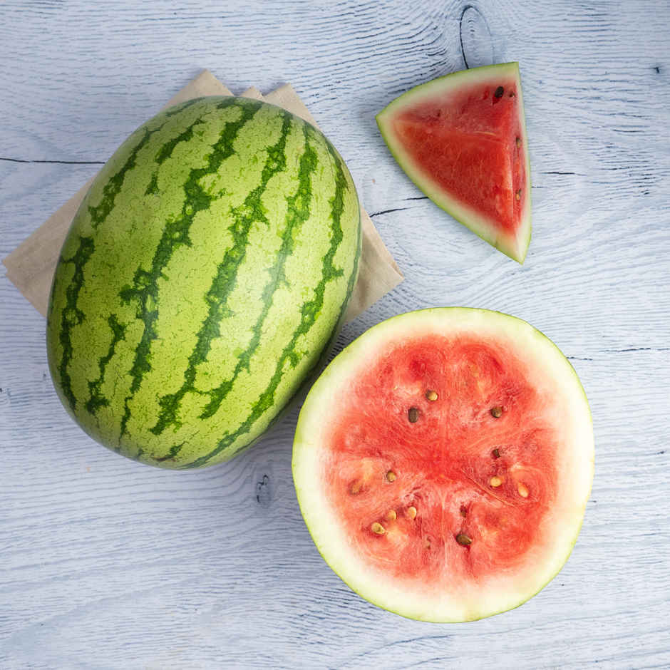 Regular Watermelon Watermelon Striped (Regular) - Buy at ₹82 Online | Instant Delivery - Zepto
