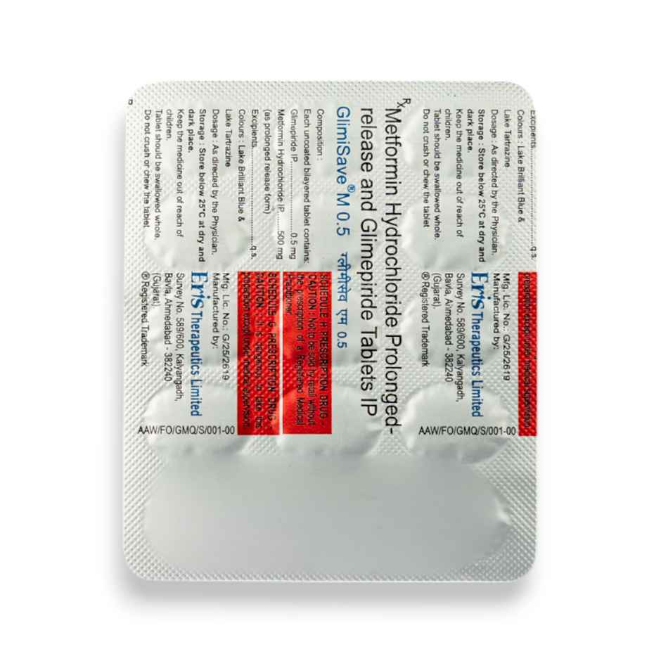 Glimisave M 0.5 Tablet PR