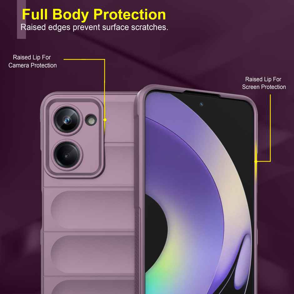 Zapcase Back Cover for Realme 10 Pro 5G | Magic-Lavender