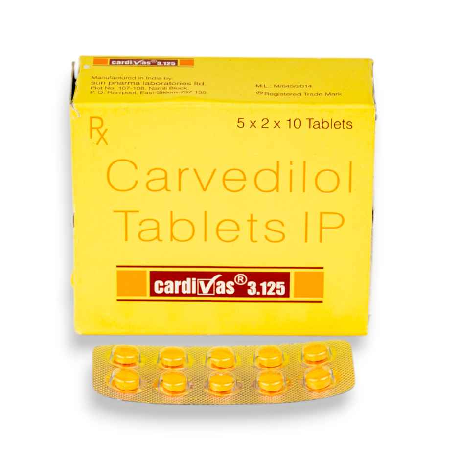 Cardivas 3.125 Tablet