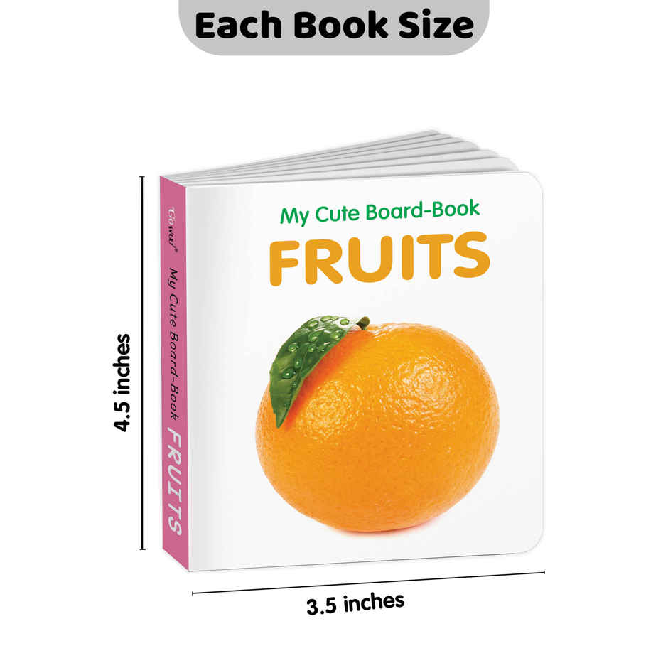 My Cute Board Book Fruits | Educational Picture Book | Learning Board Book for Children